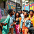 Post: The image captures a vibrant and dynamic scene highlighting harmony and togetherness among Black men...